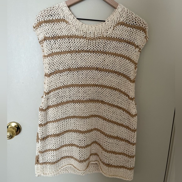 Free People Wave After Wave Sweater Tank - Picture 2 of 7